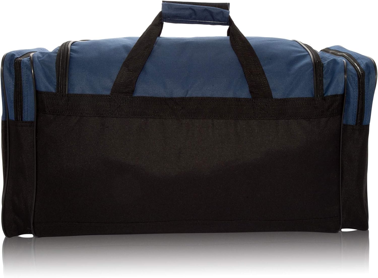 DALIX 25" Extra Large Vacation Travel Duffle Bag in Navy and Black - Image 4